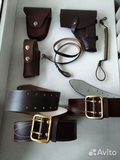 Амуниция из натуральной кожи