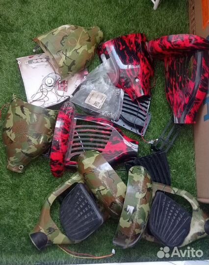 Пластик и резинки для гироскутера 10.5