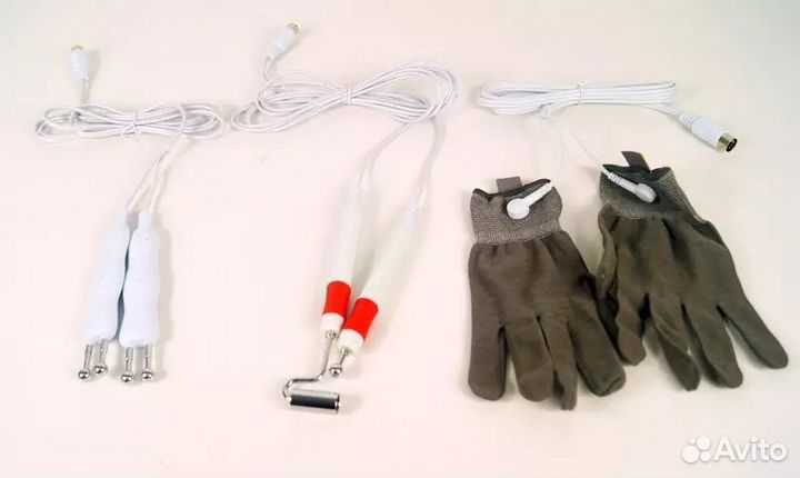 Микротоки Комбайн 3в1:гальваника,биоперчатки Новый