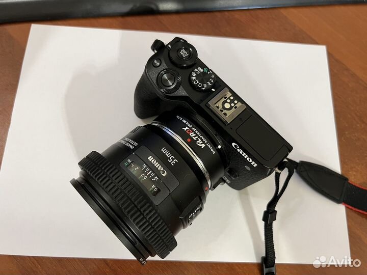 Canon EOS M6 Mark II 2 + Viltrox EF-M2 0.71x