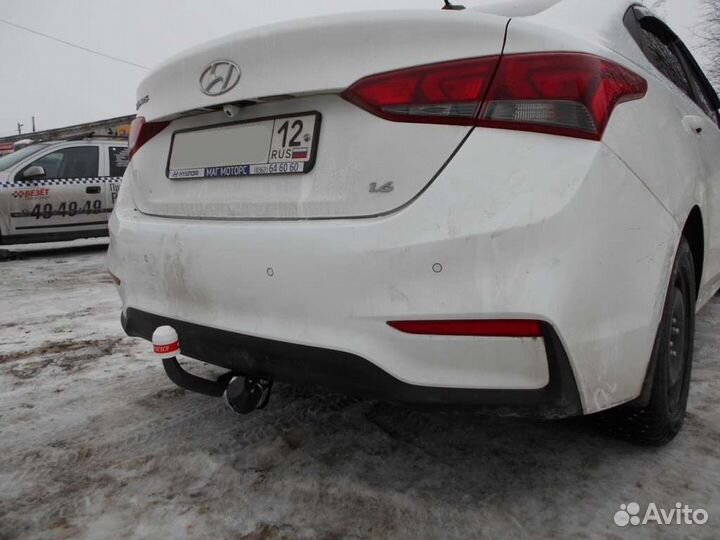 Фаркоп hyundai solaris 2 седан