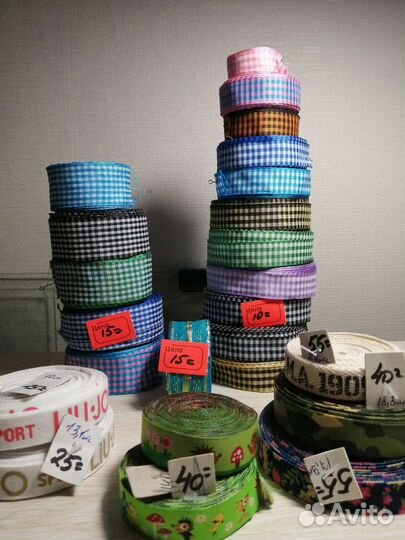 Ленты с принтом. Капроновая лента