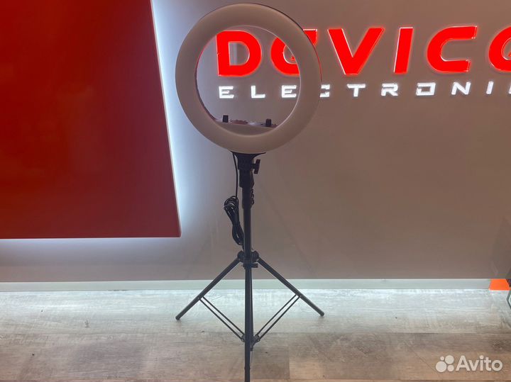 Кольцевая лампа 36 см с штативом