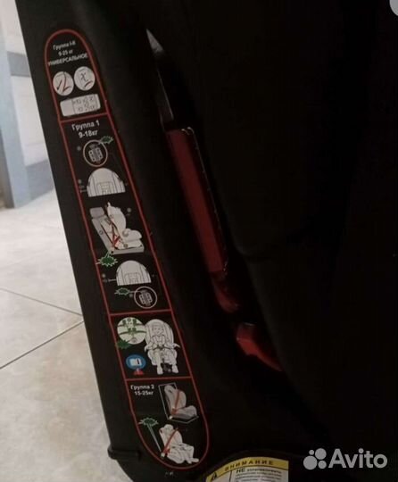 Автокресло capella 9-25 кг