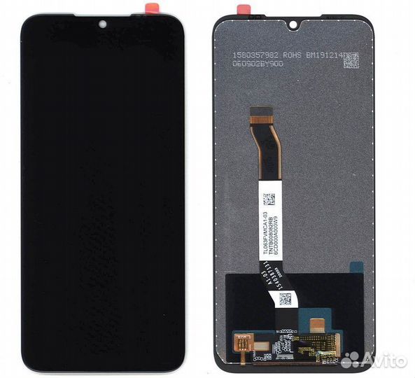 Дисплей для Xiaomi Redmi Note 8T Черный - Оптима