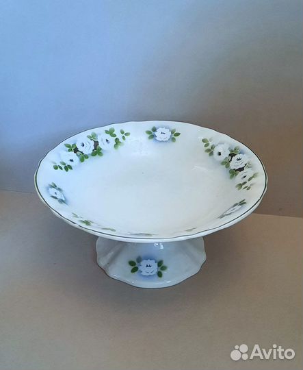 Ваза старинная для фруктов СССР Конаково