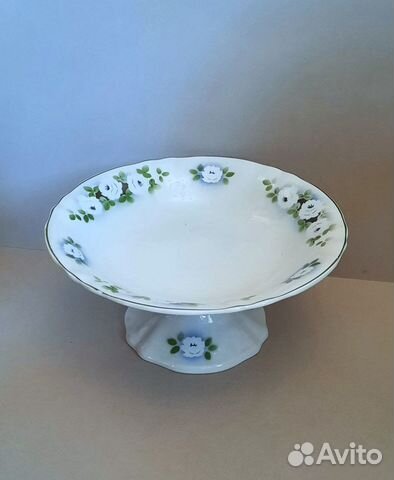 Ваза старинная для фруктов СССР Конаково