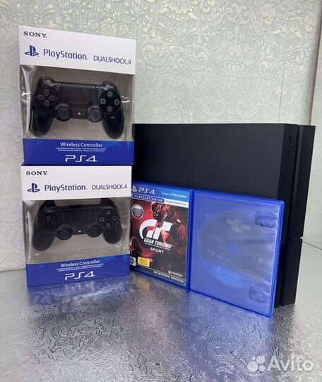 Sony playstation 4 + 10 игр