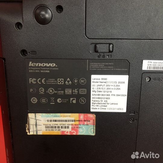 Ноутбук Lenovo B590 (50391)