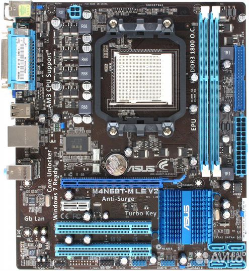 Phenom II X6 1055T + asus M4N68T-M LE V2 + RAM