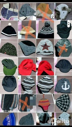 Шапкаи мужские, подростков,детские
