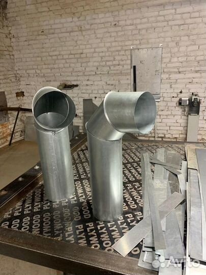 Удлиненный отвод (угол, колено) 90*