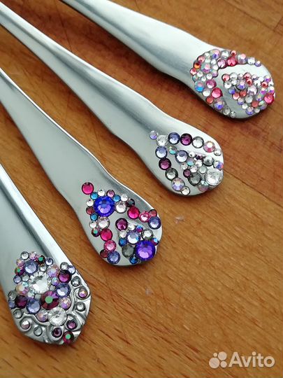 Авторские чайные ложки (разные цвета и размеры)