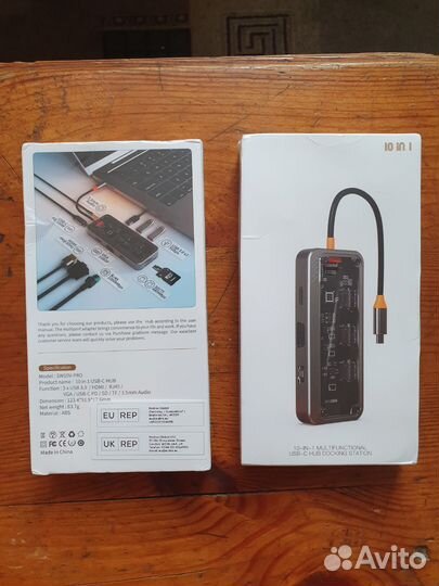 Usb type-c hub Asomech SW10V-PRO 10-in-1