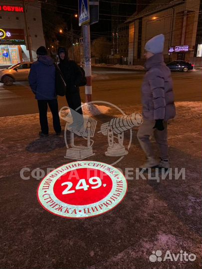 Яркие гобо проекторы для внутренней и внешней рекл