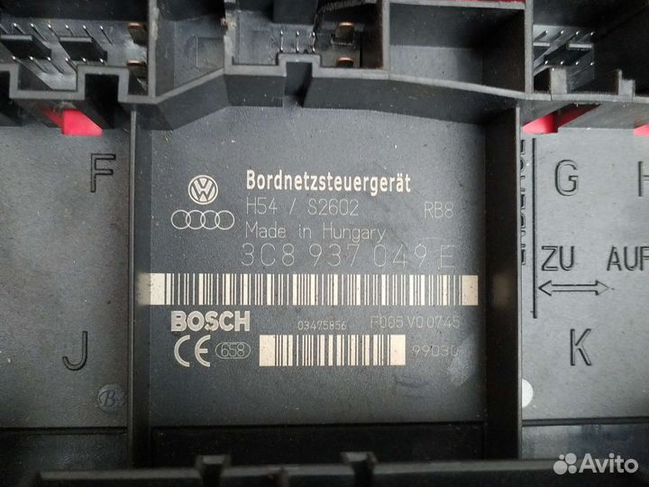 Электрические блоки volkswagen passat CC