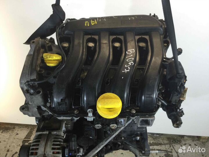 Двигатель Renault Megane 2004 K4m858 1.6