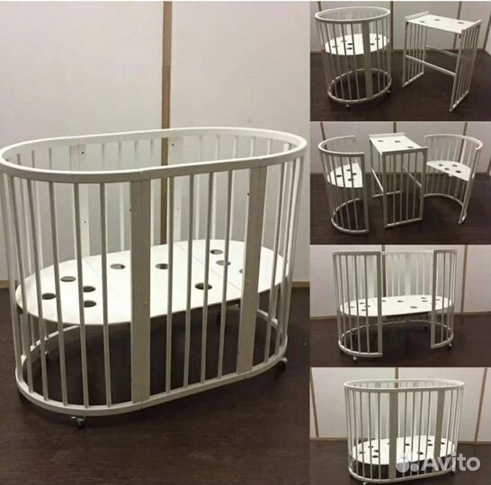 Кровать манеж с матрасом