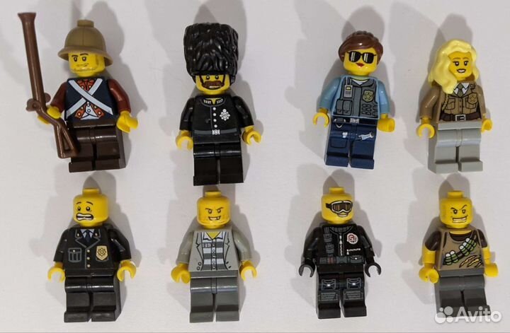 Lego детали, минифигурки, оружие