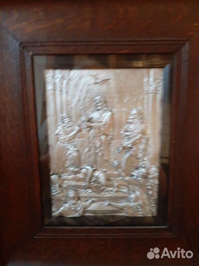 Художественное панно (оловянное литье)