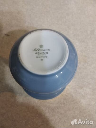 Антикварная ваза/ кашпо. Фарфор.Бавария. Германия