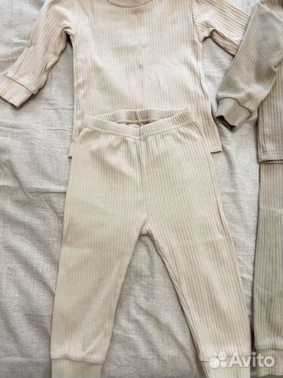 Хлопковый костюм для девочки