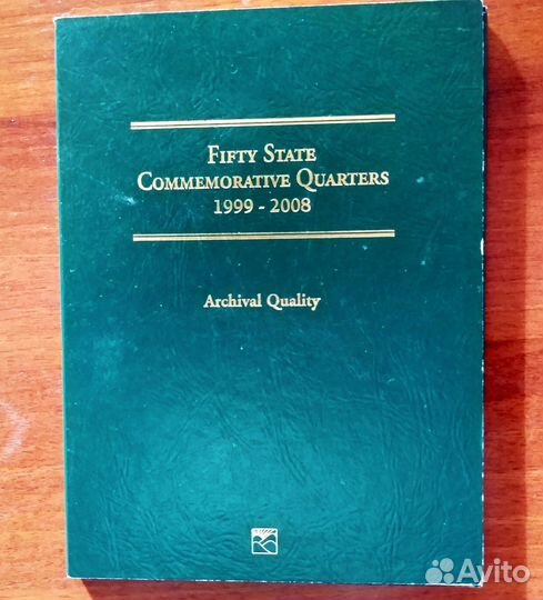 Коллекционные монеты из США 25 центов (50 штатов)