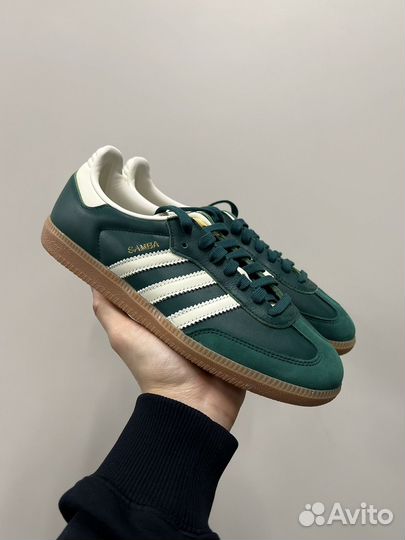 Кроссовки Adidas Samba OG collegiate green