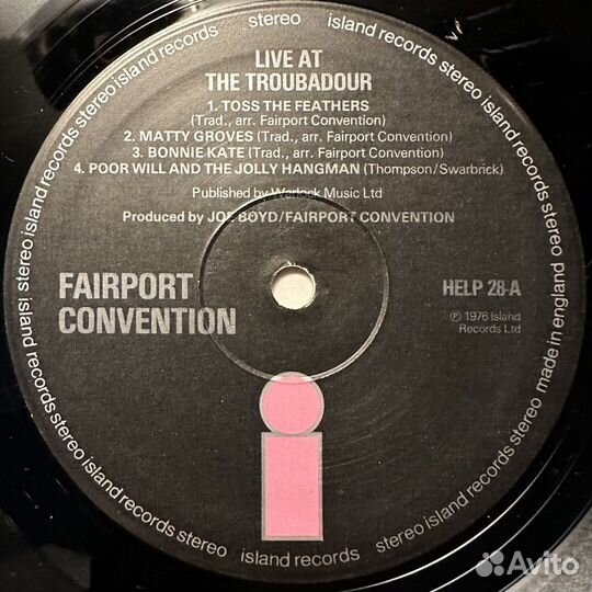 Fairport Convention – Live AT The L.A. Troubadour
