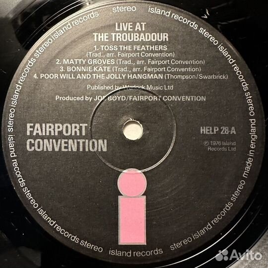 Fairport Convention – Live AT The L.A. Troubadour