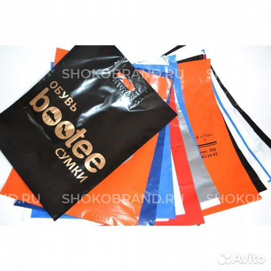 Полиэтиленовые пакеты с логотипом, брендовые