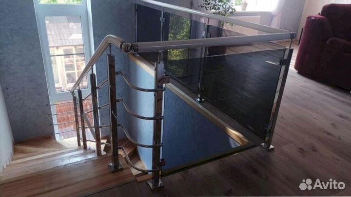 Ограждения, перила лестниц из нержавейки