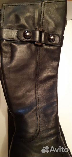 Сапоги зимние женские 37 натуральная кожа