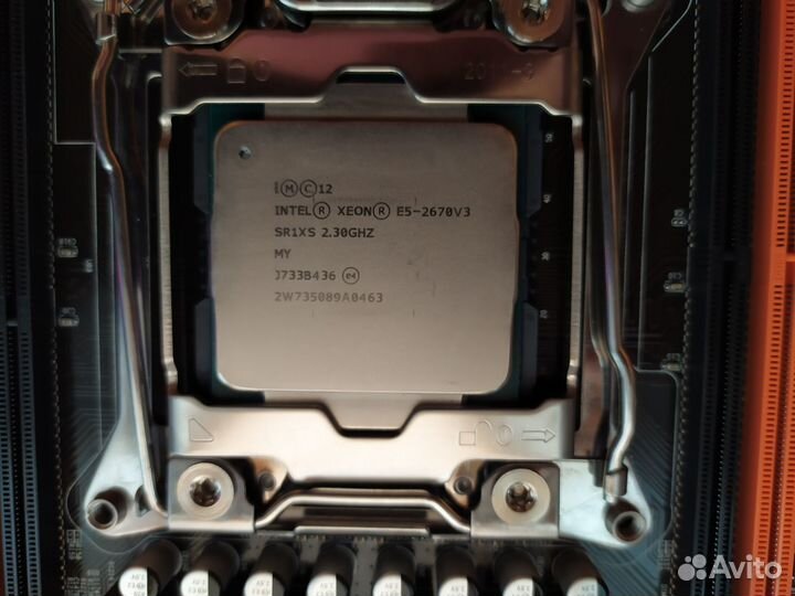 Комплект X99 Intel xeon E5 2670v3/ddr16gb (новый)