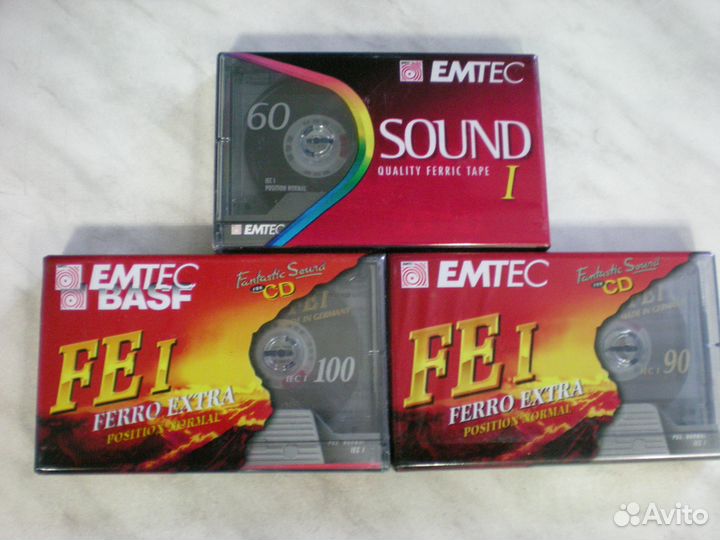 Аудиокассеты новые запечатанные