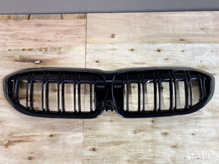 Решетка радитора M look двойная м стиль BMW G20