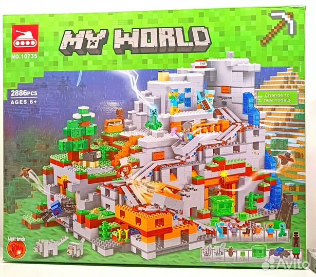 Горная пещера майнкрафт