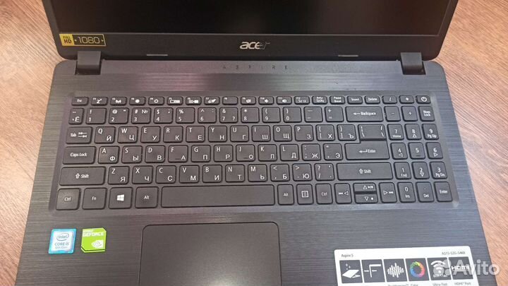 Acer Aspire 5 (i5 4 ядра, 8 потоков)