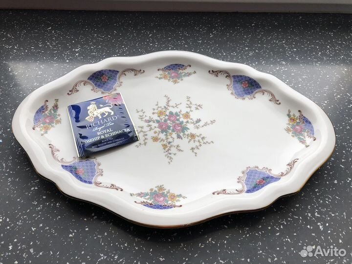 Блюдо фарфор богемия чехословакия