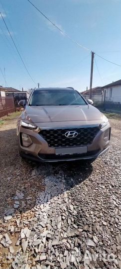 Hyundai Santa Fe 2.4 AT, 2019, 115 000 км