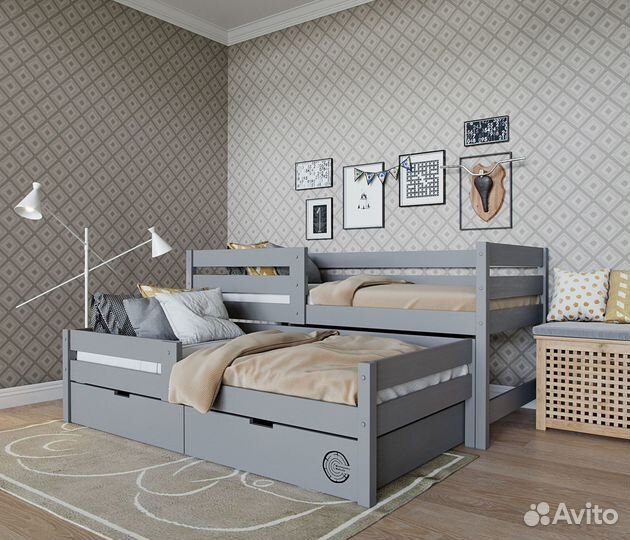 Двухъярусная детская кровать