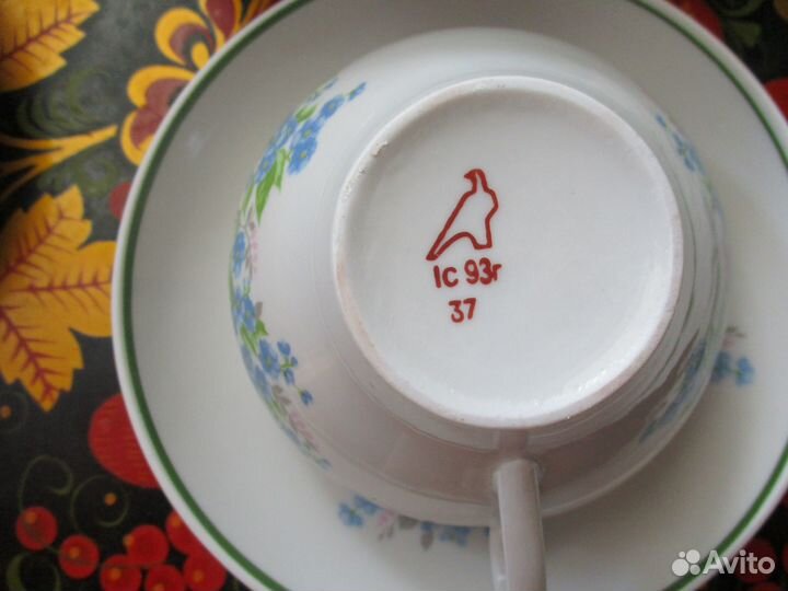 Чайный Сервиз Дулево не полный 93г. СССР