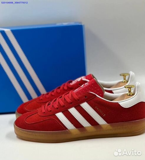 Кроссовки Adidas Gazelle Red (Арт.36466)