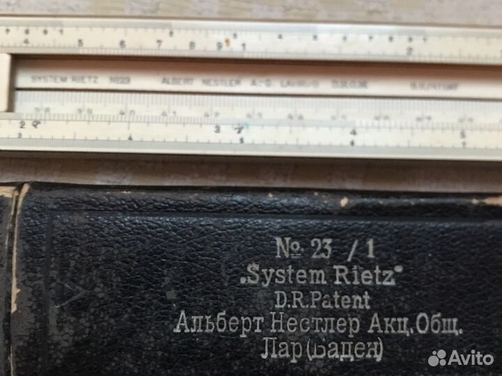 Линейка логарифмическая, курвиметр из СССР