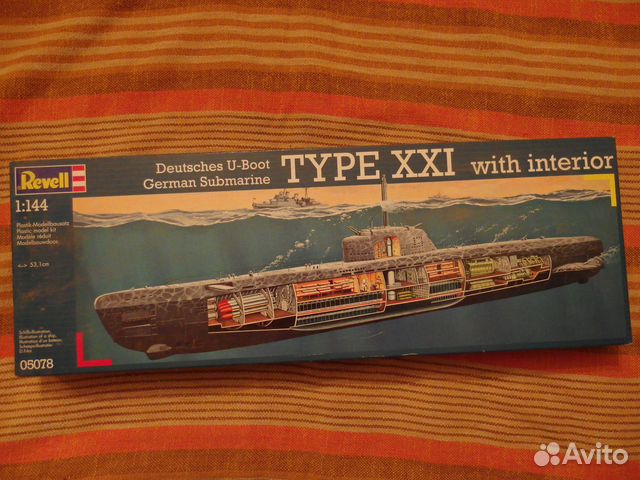 Новая модель Revell 05078 U-Boot Type XXI