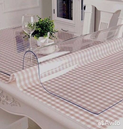 Гибкое/мягкое стекло, силиконовая скатерть