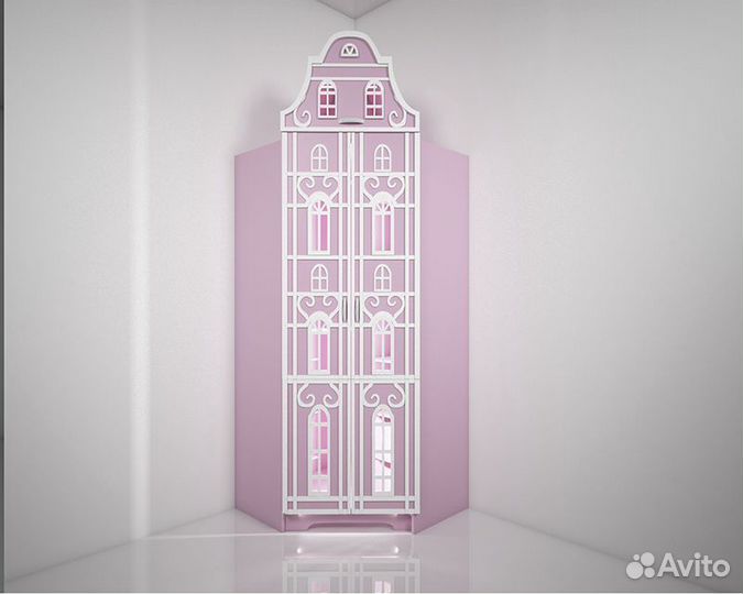 Детский угловой шкаф Версаль в детскую комнату Д31