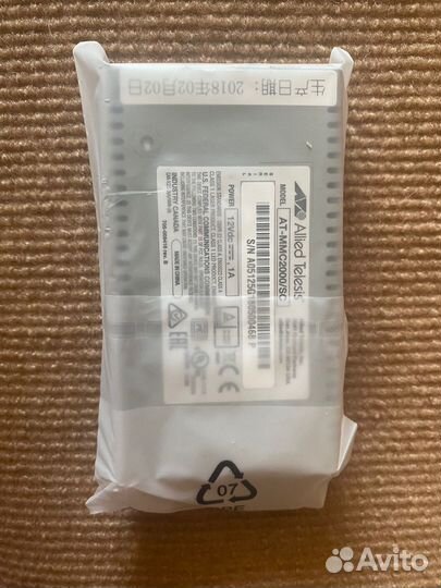 Медиаконвертер Allied Telesis AT-MMC2000/SC-60