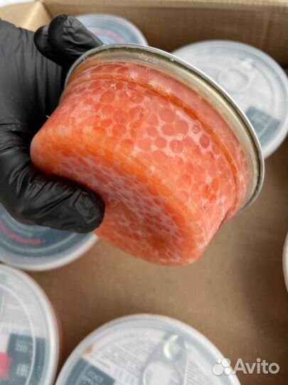 Красная икра кета