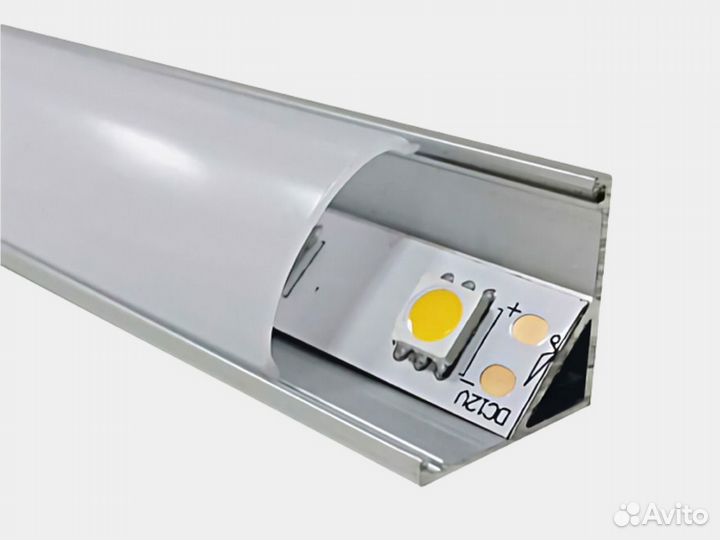 Профиль алюминиевый для светодиодной LED ленты(2м)